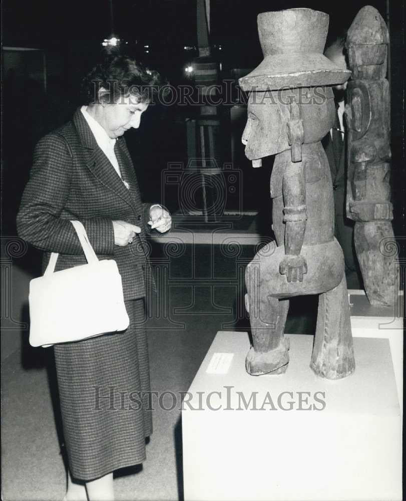 1985 Press Photo Paris Museum of Arts, Oceania exhibit - Historic Images