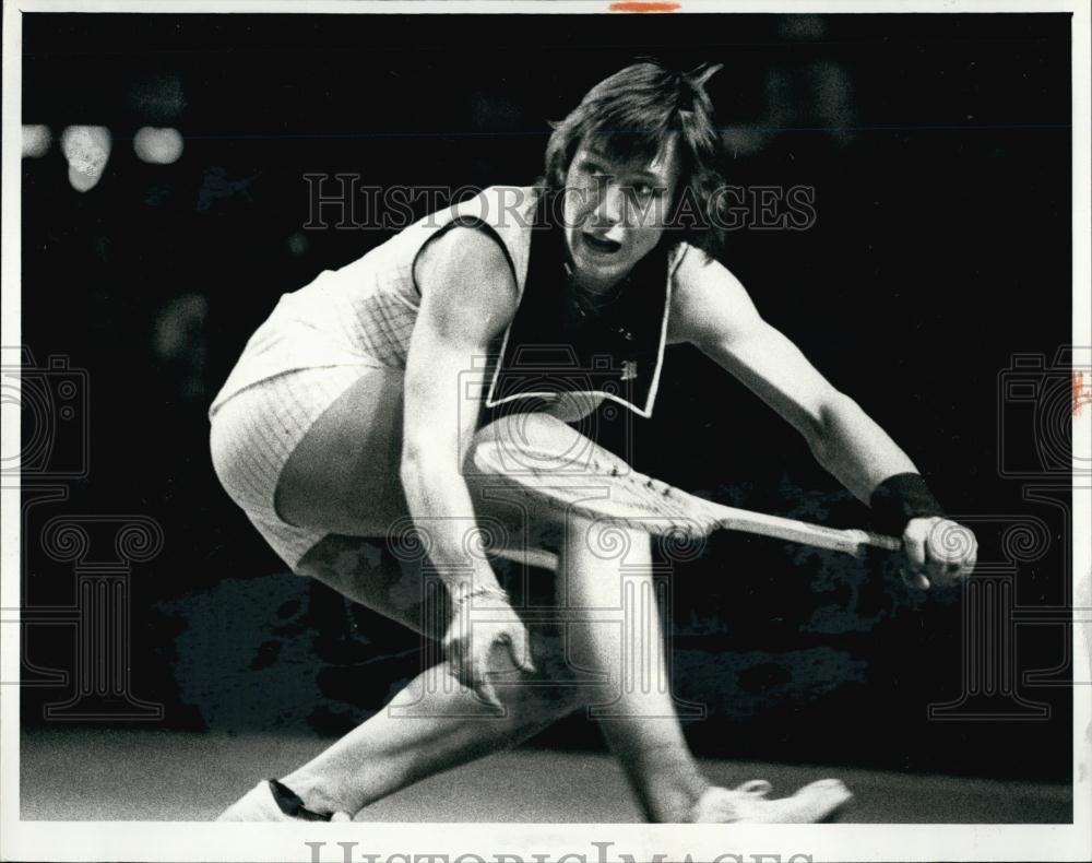 1978 Press Photo Martina Navratilova tennis set - RSL53289 - Historic Images