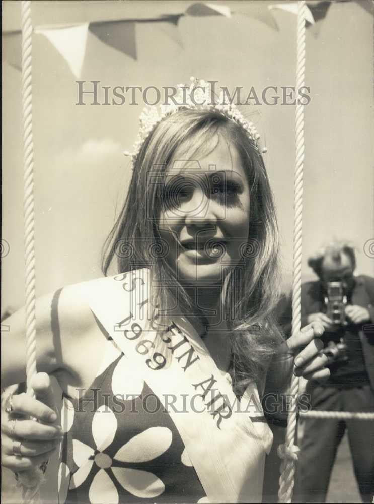 1969 Press Photo "Miss Plein Air" for 1969 is Muriel Libussou - Historic Images