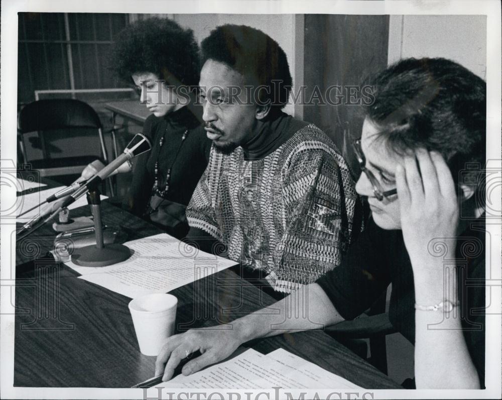 1972 Press Photo Percy Wilson, Pres Boston University-Commonwealth Community - Historic Images
