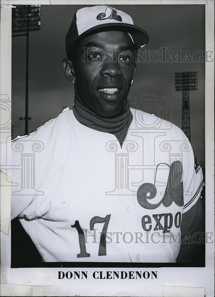 1969 Press Photo Donn Clendenon Motreal Expose baseball - RSL77541 - Historic Images