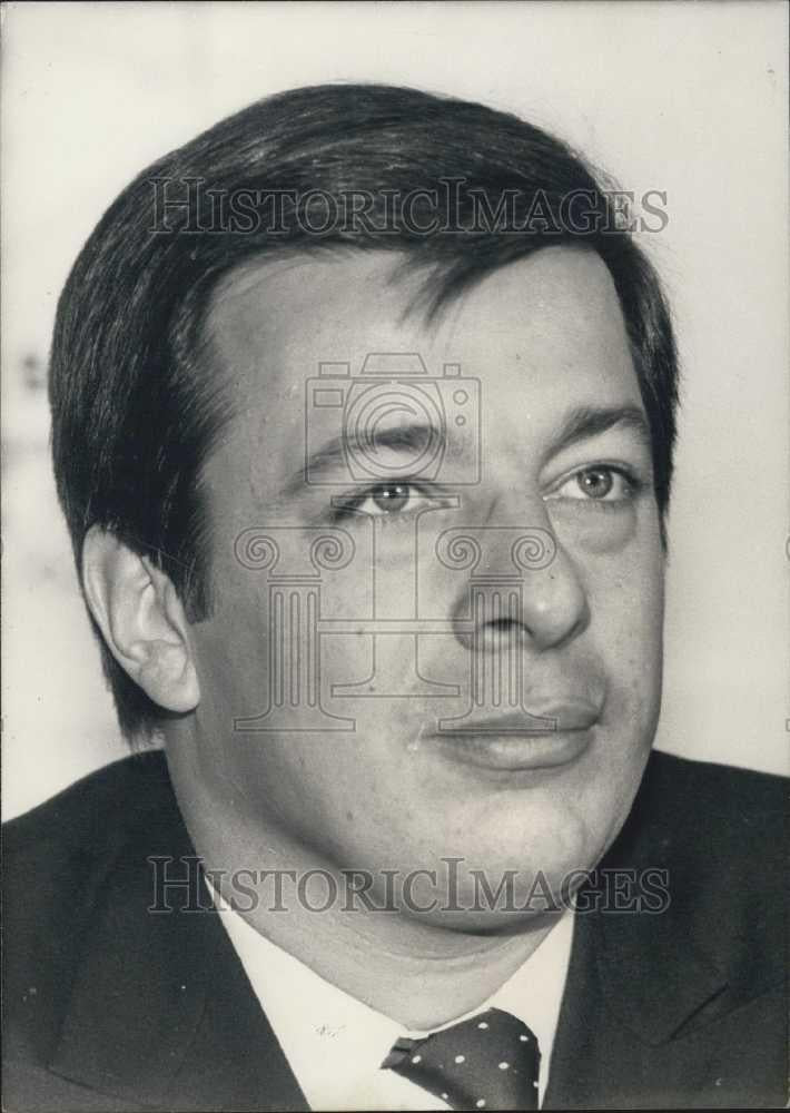 Press Photo Didier Bariani, president of radical Socialist Party in France - Historic Images