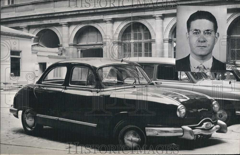 1958 Press Photo Vehicle Commissioner Mohamed Chemine Found Strangled to Death - Historic Images