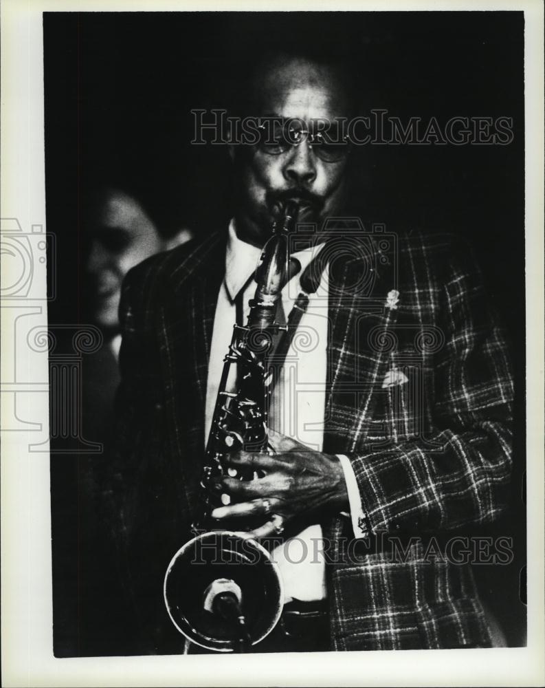 1985 Press Photo Jazz Musician Harry Tate - RSL48793 - Historic Images