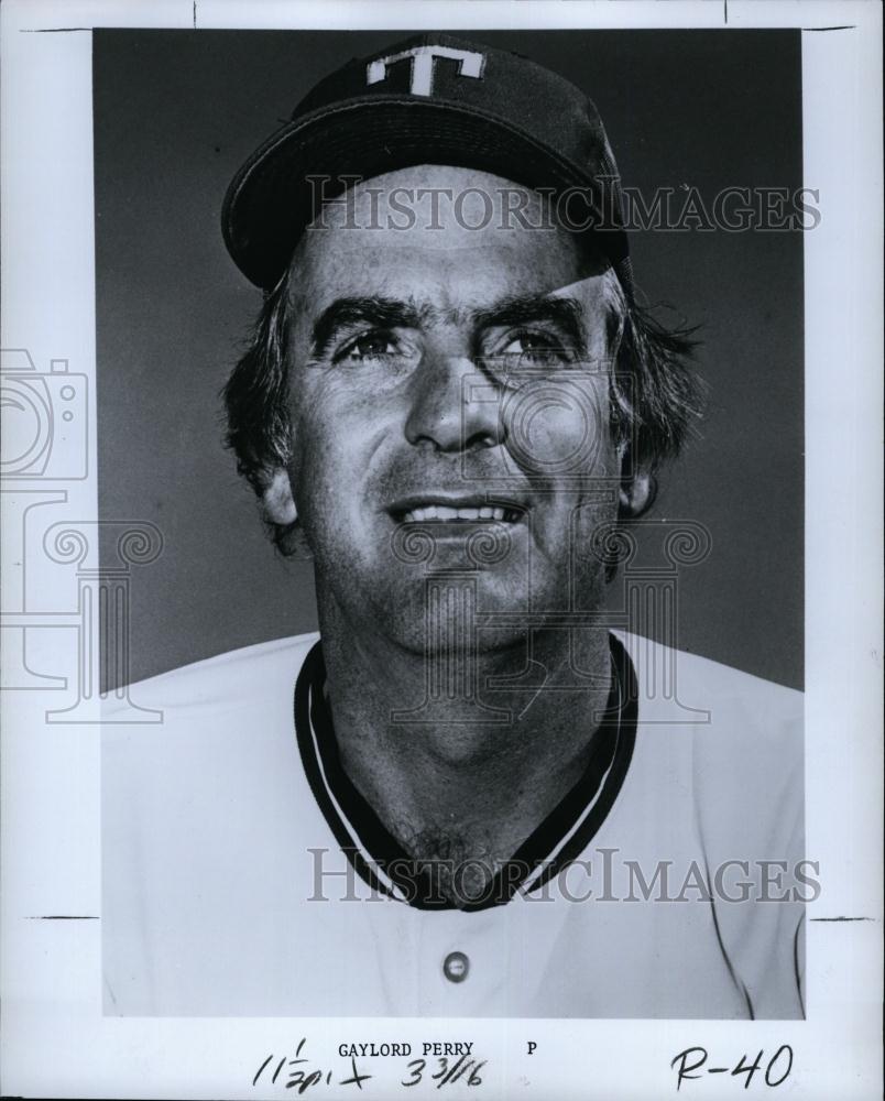 1977 Press Photo Baseball pitcher Gaylord Perry - RSL72697 - Historic Images