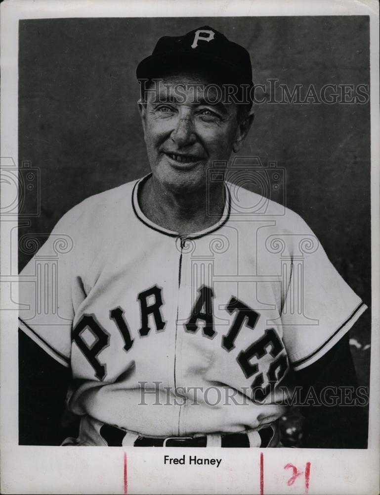 1953 Press Photo Fred Haney, Baseball Manager - RSL73257 - Historic Images