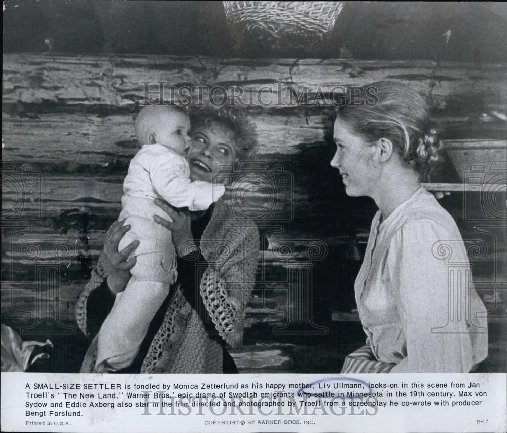 1973 Press Photo Monica Zetterlund, Liv Ullmann &quot;The New Land&quot; - RSL51977 - Historic Images