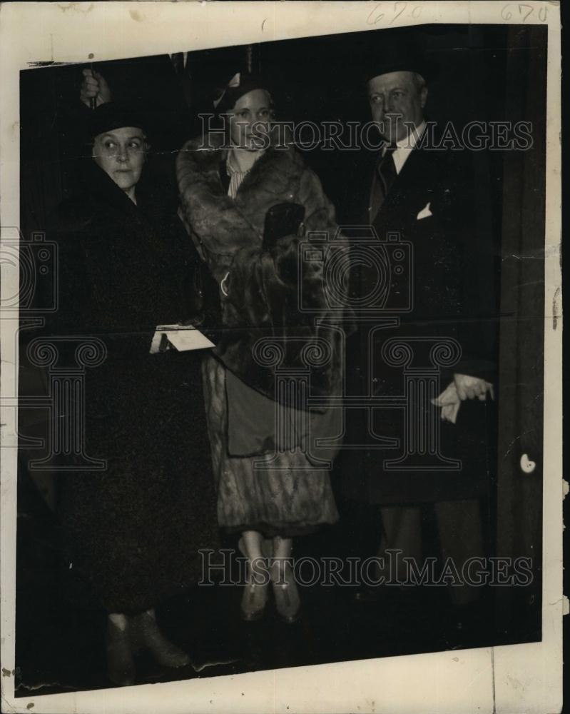 1933 Press Photo Governor and Mrs Joseph B Ely, Massachusetts - RSL49959 - Historic Images