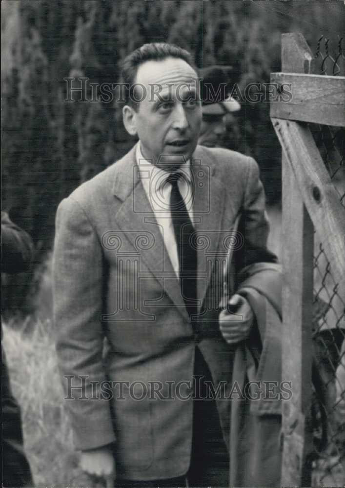 Press Photo Commissioner Pietrangeli on Kidnapping Case - Historic Images