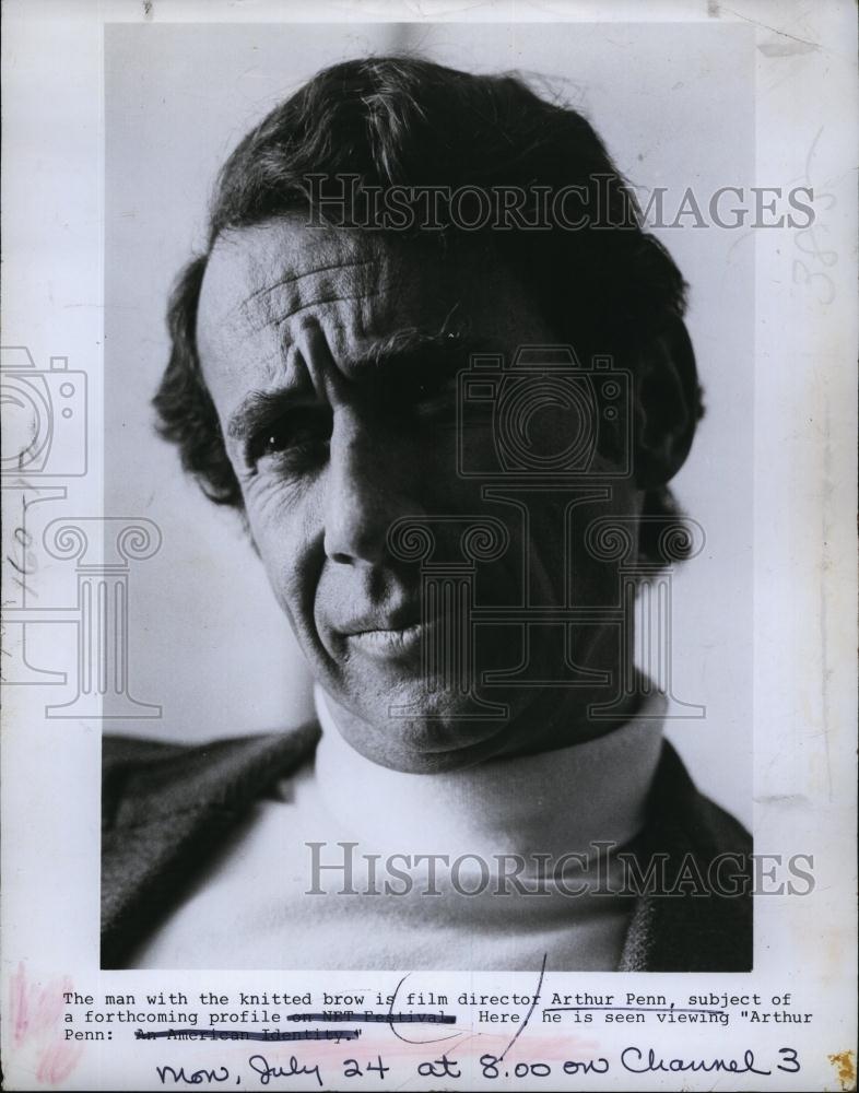 1972 Press Photo Film Director Arthur Penn - RSL91145 - Historic Images