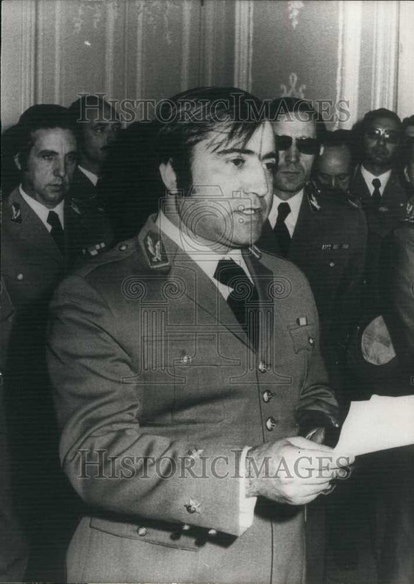 1975 Press Photo General Ramalho Meanes chief of state of the Portugal ...