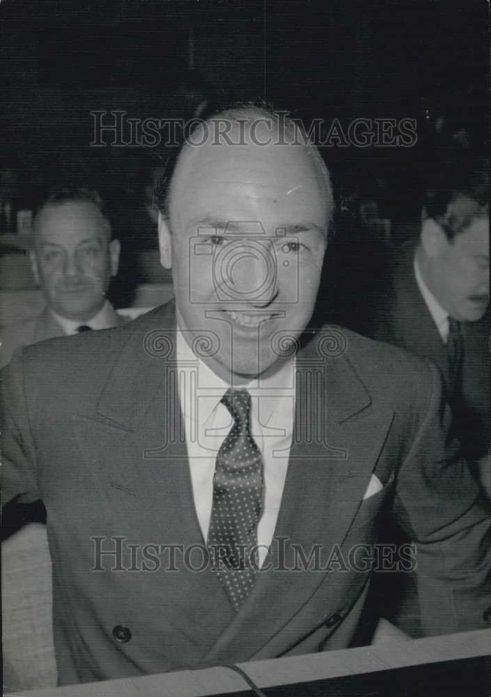 1960 Press Photo United Kingdom Foreign Affairs Minister Profuno During European - Historic Images