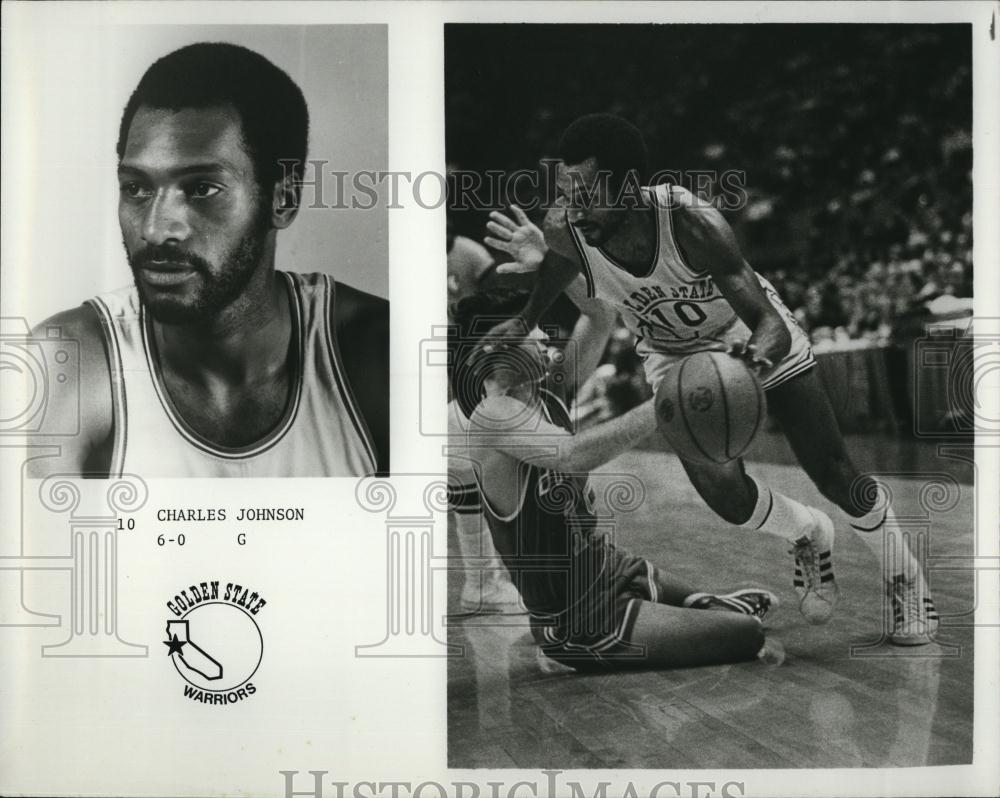 Press Photo basketball Charles Johnson Golden State Warriors - RSL76705 - Historic Images