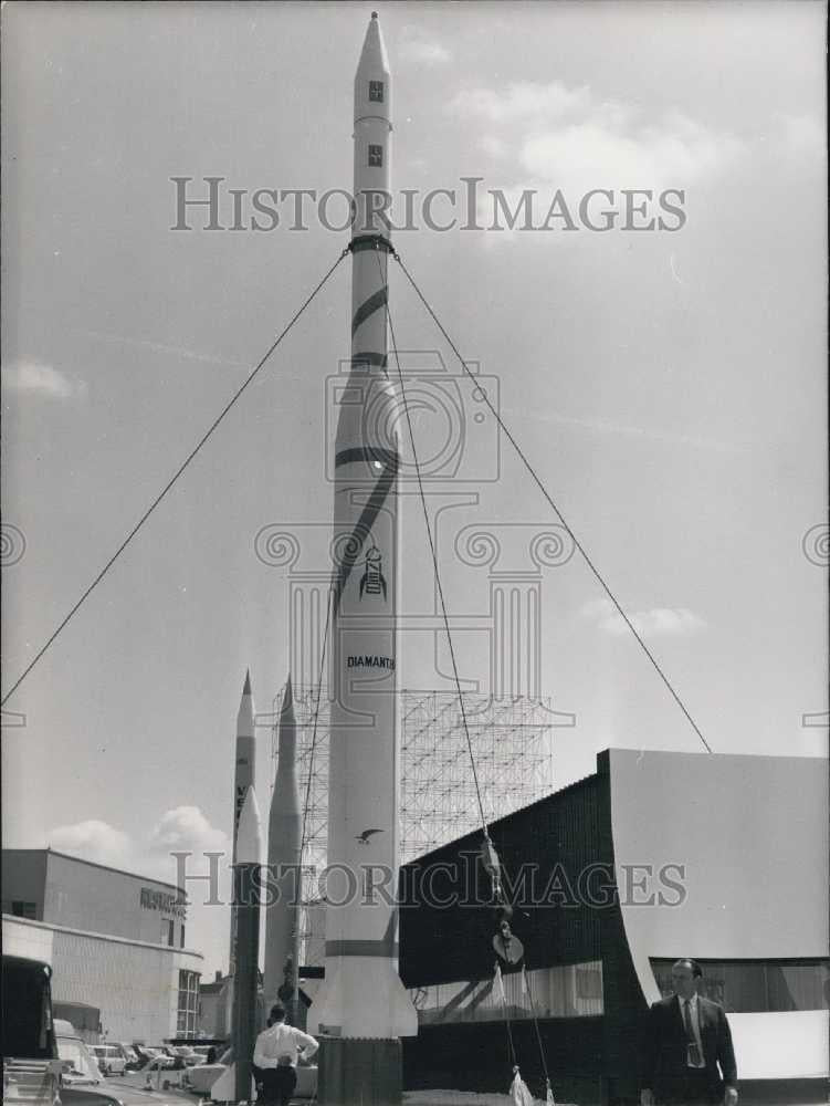 1969 Press Photo French rocket Diamond B&quot; at air &amp; space museum - Historic Images