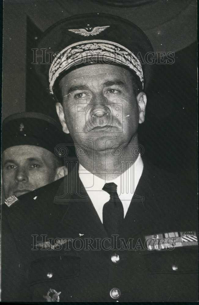 1962 Press Photo General Fourquet of Algeria, Africa - Historic Images