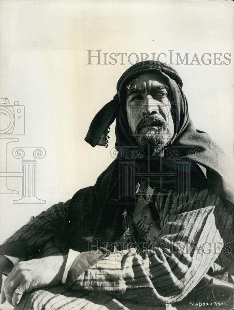 1968 Press Photo Anthony Quinn as Howeitat Sheikh in "Lawrence of Arabia" - Historic Images