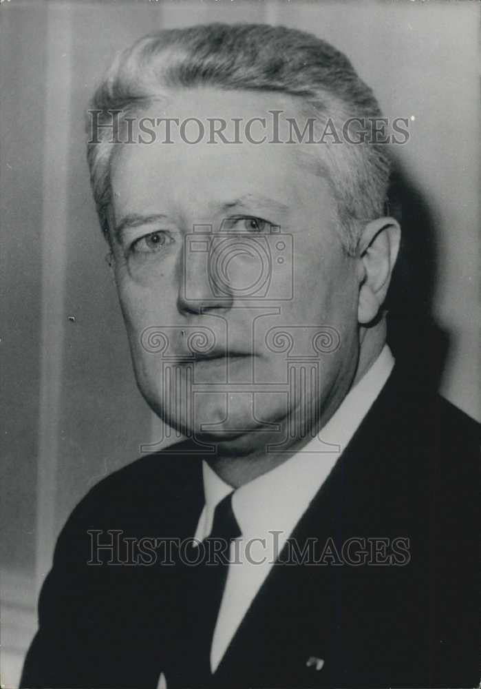 1971 Press Photo Jacques Lenoir, new Chief of Police for Paris, France - Historic Images