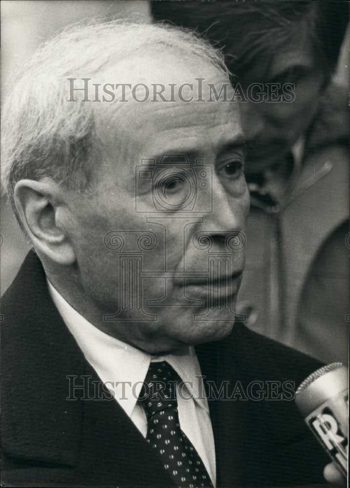 1979 Press Photo Mr Antoine Pinay,former president of French consul - Historic Images