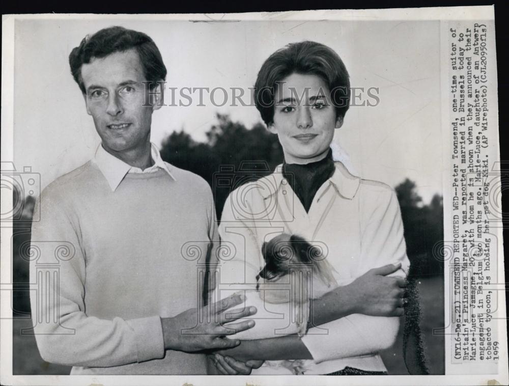 1959 Press Photo Peter Townsend Britain Princess Margaret Marie-Luce - RSL52395 - Historic Images