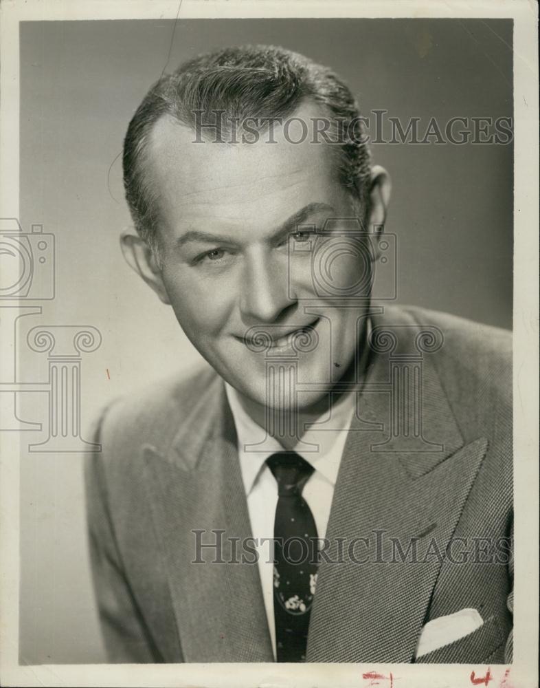 1958 Press Photo Vaughn Monroe, singer, bandleader, TV personality - RSL70435 - Historic Images