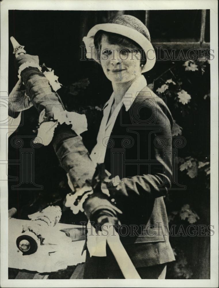 1935 Press Photo Mme Kurt Schuschnigg wife of Chancellor of Austria - RSL48343 - Historic Images