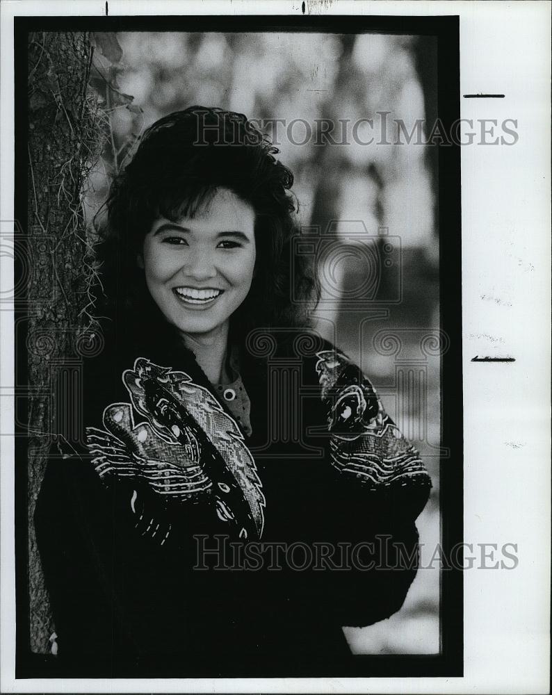 1989 Press Photo seventeen yeard old Helen Headlee Miss Thailand-World - Historic Images