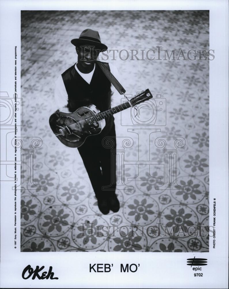 1997 Press Photo Keb Mo, Blues Musician, Singer, Songwriter, Guitarist - Historic Images