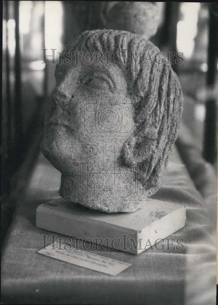 1955 Press Photo Art exhibion of Gallic art at Pedagogique museum - Historic Images