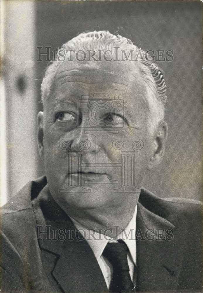 1973 Press Photo Mr Pierre Messmer, French Prime Minister - Historic Images