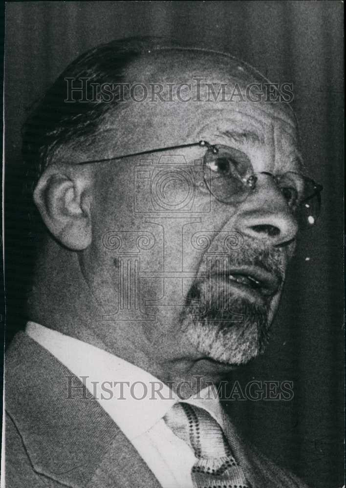 1970 Press Photo Walter Ulbricht, President of Germany democrats - Historic Images