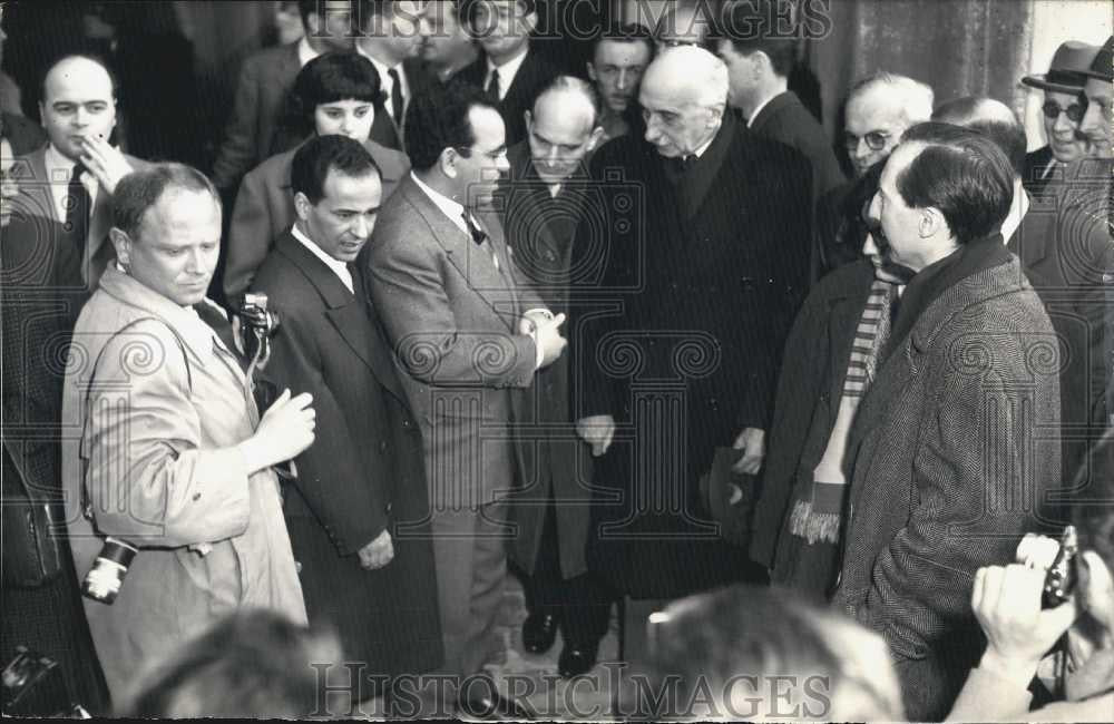 1958 Press Photo Mr Masmoudi,Tunisian ambassador in France - Historic Images