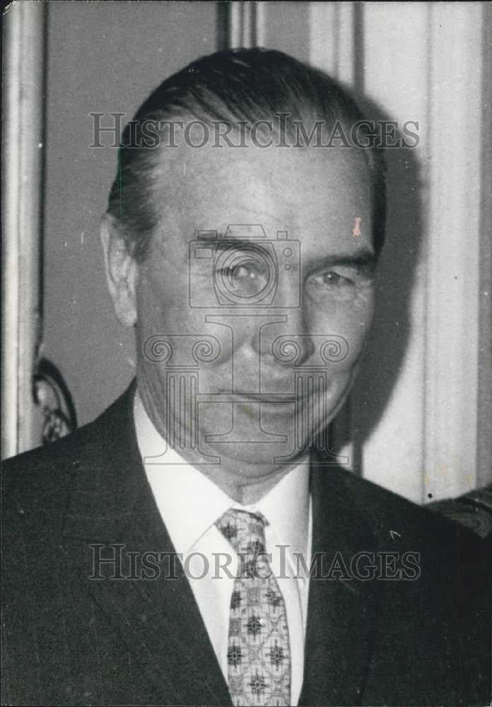 Press Photo Portrait of Racpaki Minister From Poland - Historic Images