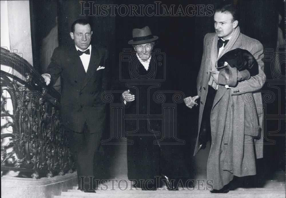 1950 Press Photo Gustave Charpentier, author of comic opera "Louise" - Historic Images
