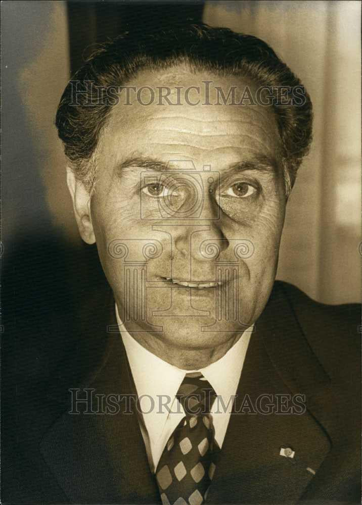 1976 Press Photo Mr Edouard Mathieu, actor and director - Historic Images