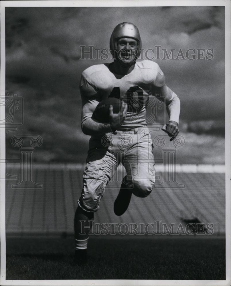 Press Photo Wyoming Football Harry Geldien, Junior Tailback - RSL73531 - Historic Images