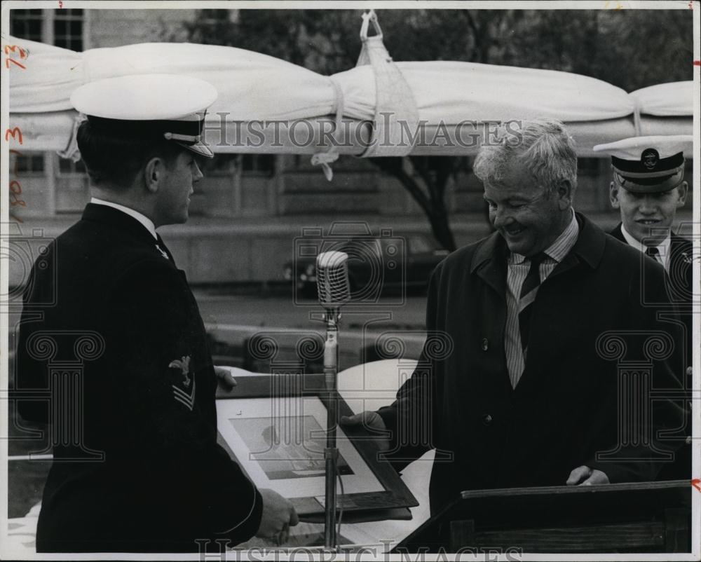 1969 Press Photo Homer Denus Member of St Petersburg Yacht Clun - RSL97893 - Historic Images