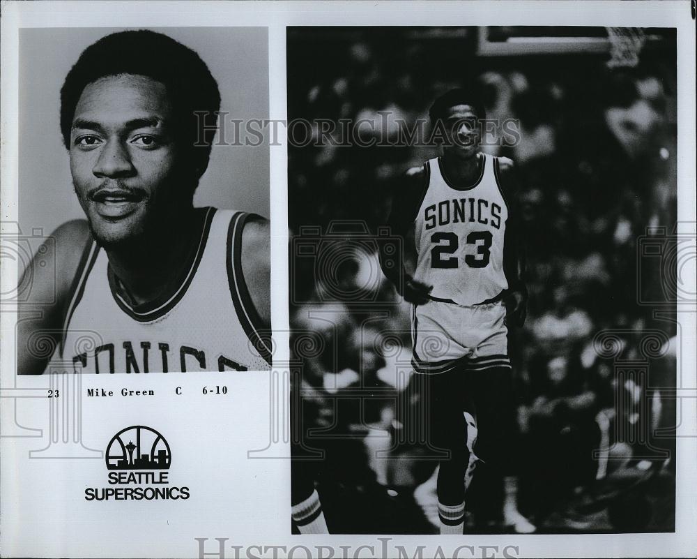 Press Photo Mike Green of the Seattle Supersonics - RSL77095 - Historic Images