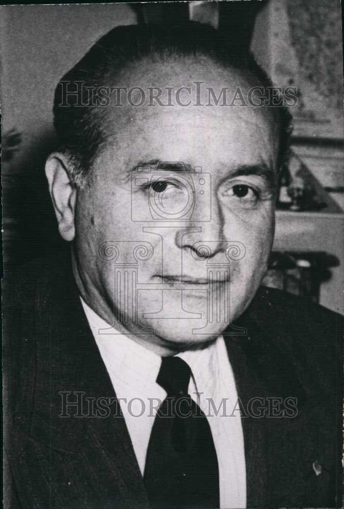 Press Photo General Billotte Head France National Defense - Historic Images