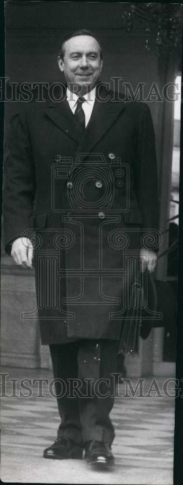 1970 Press Photo Mr Michel Debre, Minister of Defense for France - Historic Images