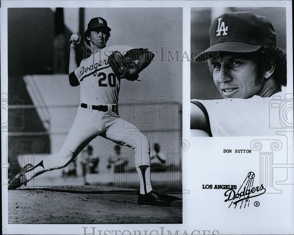 Press Photo Los Angeles Dodgers Player Don Sutton - RSL75771 - Historic Images