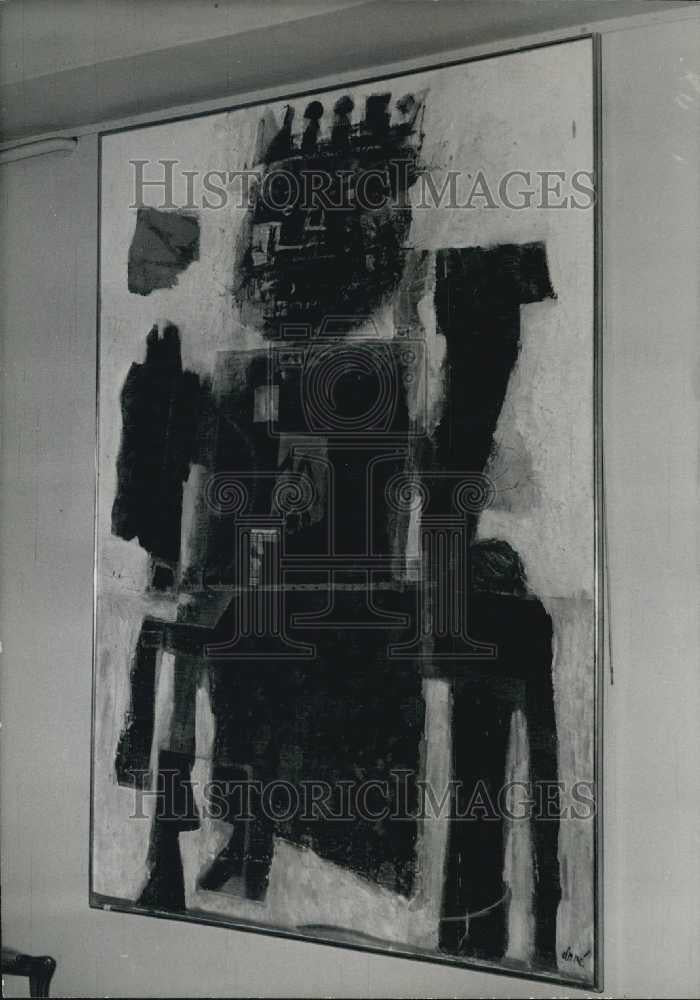 1959 Press Photo Art by Andre Malraux at Weil Gallery - Historic Images