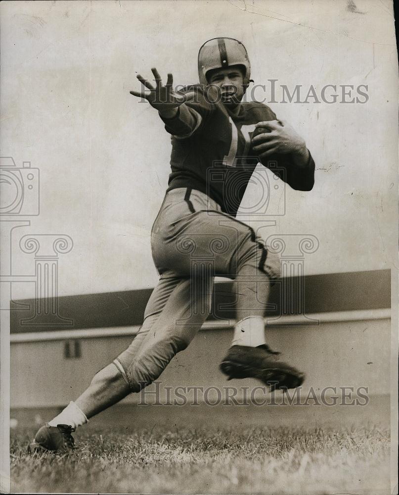 1952 Press Photo Paul Giel University Minnesota College Football Player - Historic Images