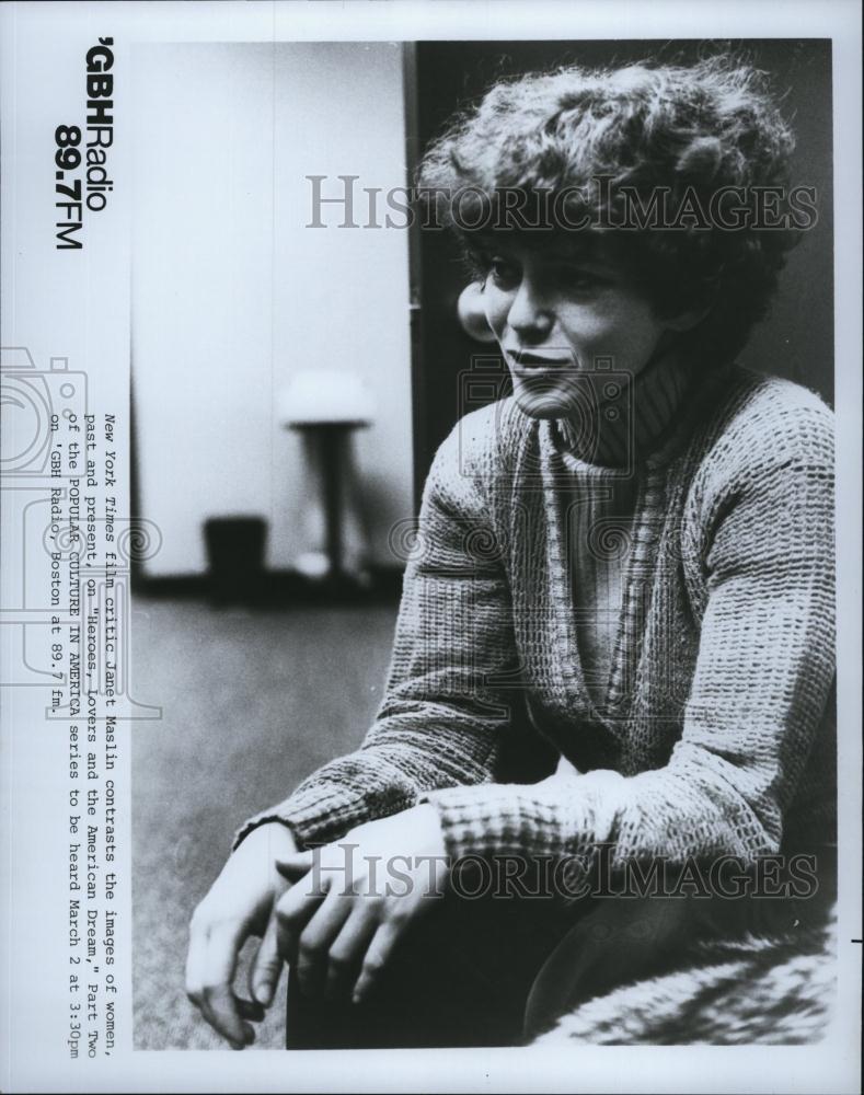 1978 Press Photo New York Times Critic Janet Maslin - RSL78849 - Historic Images