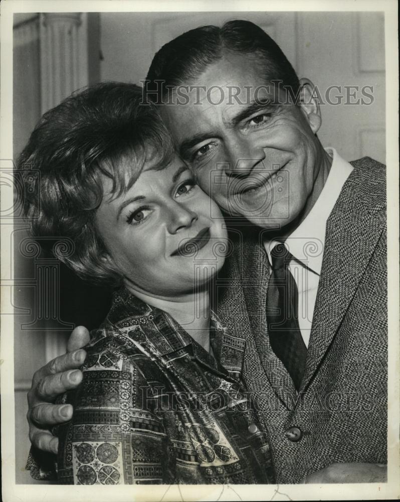 1962 Press Photo Marilyn Erskine, Dana Andrews - RSL47359 - Historic Images