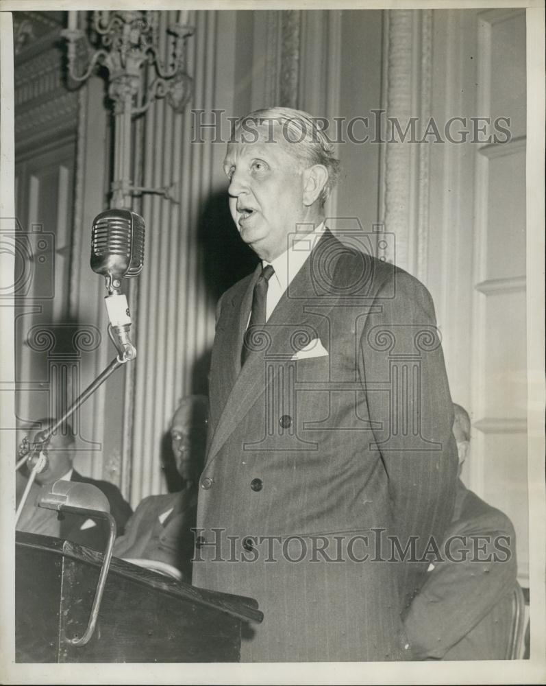 1946 Press Photo Goodrich Co President John L Collyer At Copley Plaza - Historic Images