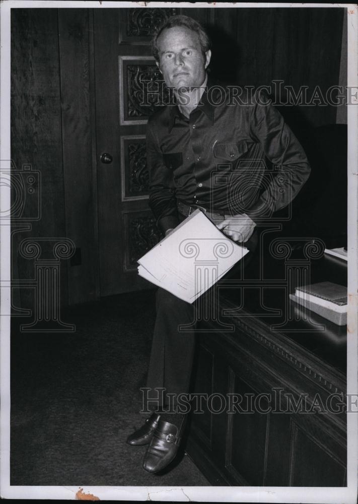 1971 Press Photo Richard Zanuck, president of Warner Bros studio - RSL91461 - Historic Images