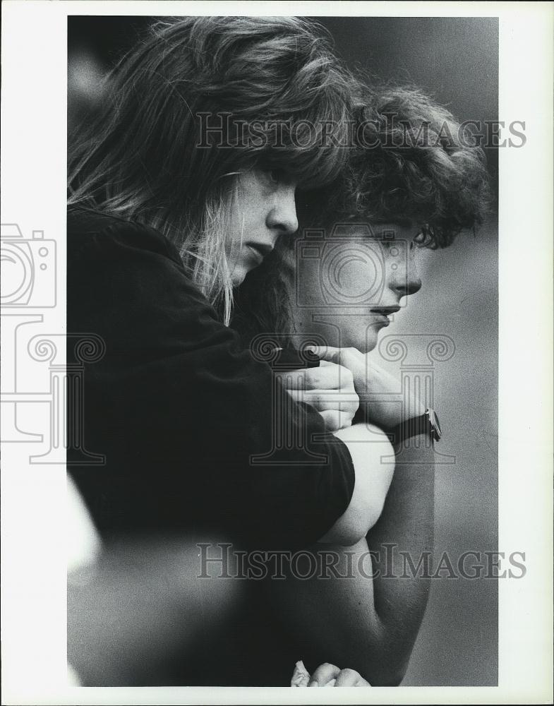 Press Photo Friends of Boston Murder Victim Melissa Benoit - RSL41617 - Historic Images