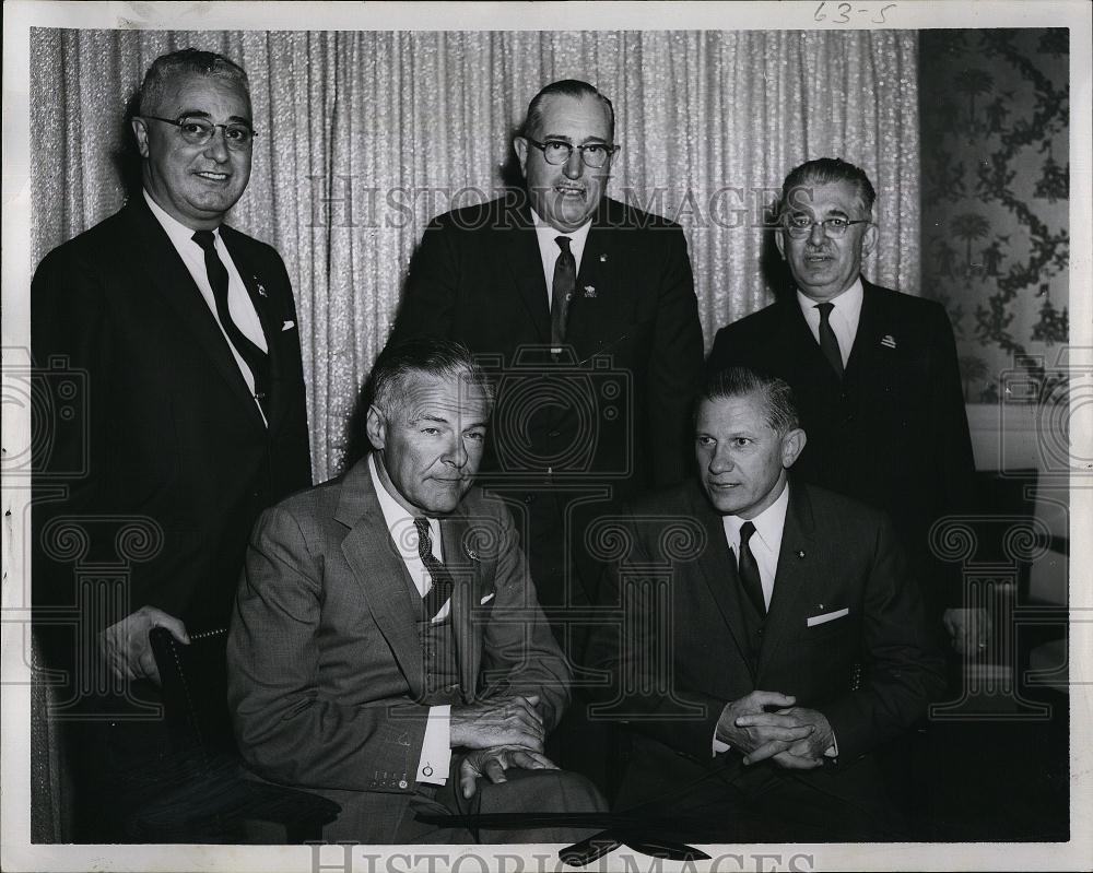 1964 Press Photo Viola, Lodge, Kingston, Volpe, and Chagnon - RSL90105 - Historic Images