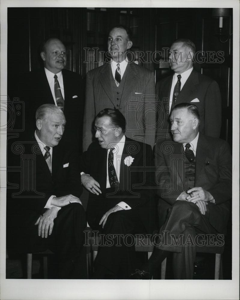 1955 Press Photo National Foundation Leaders - RSL42239 - Historic Images