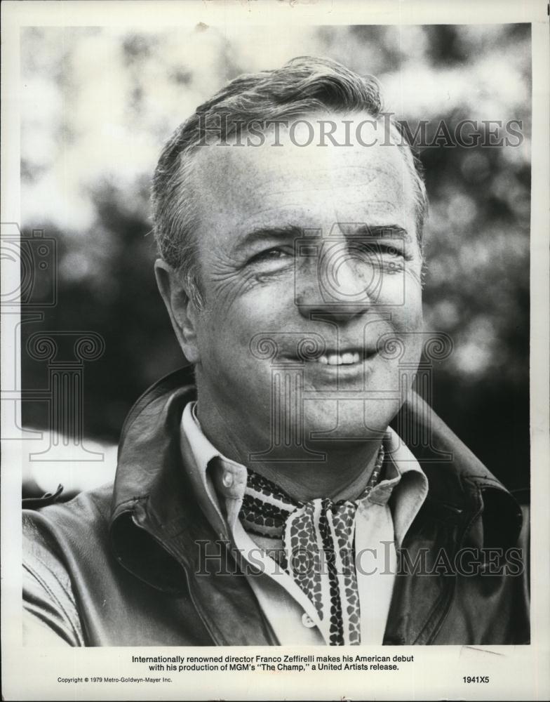 1979 Press Photo Director, Franco Zeffierelli for &quot;The Champ&quot; - RSL91379 - Historic Images